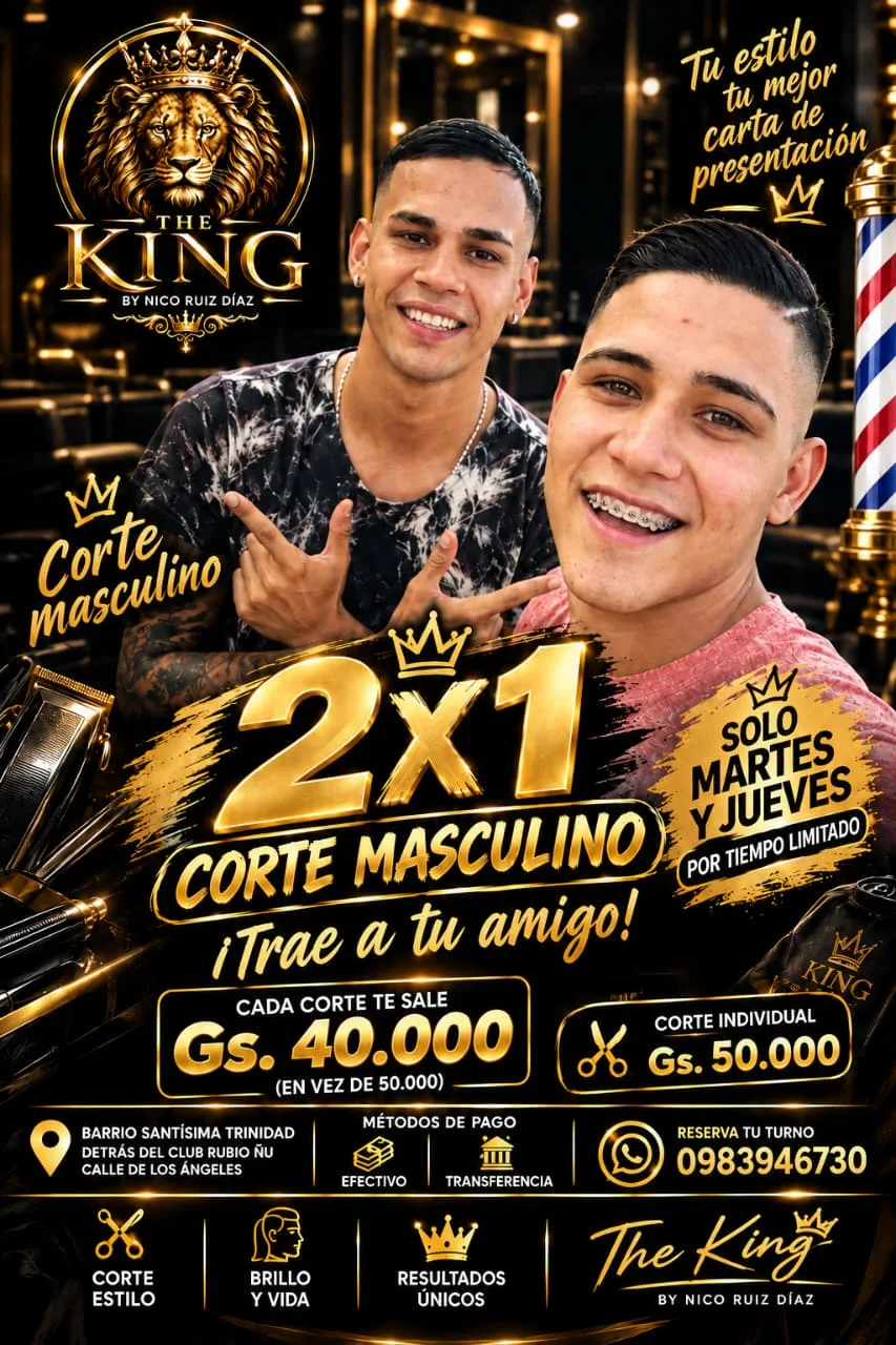 Clientes en el salón The King
